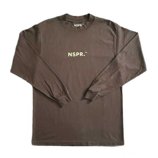 NSPR.™ WF*H Long Sleeve Tee - Chocolate/Cream